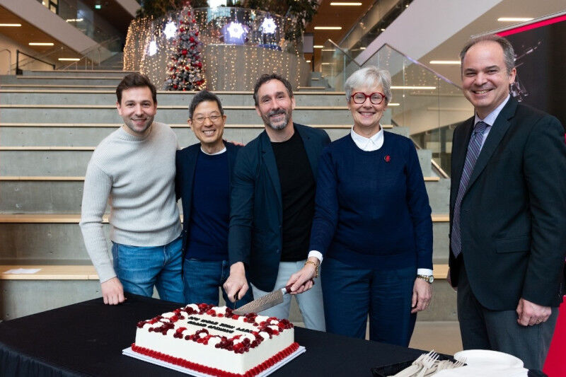Joy Johnson, president of SFU, and Dugan O’Neil, vice-president, Research