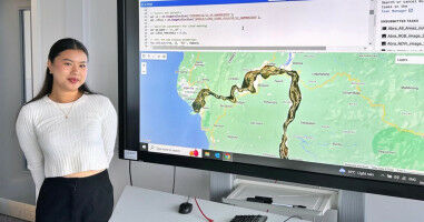 Western student maps Philippine wetlands from Liverpool lab